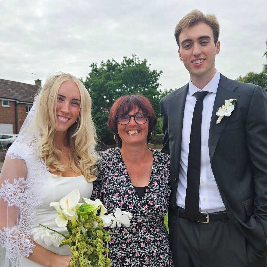 Emma with Faith and Ethan